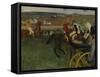 Racecourse, Amateur Jockeys, c.1877-Edgar Degas-Framed Stretched Canvas