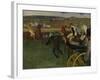 Racecourse, Amateur Jockeys, c.1877-Edgar Degas-Framed Giclee Print