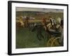 Racecourse, Amateur Jockeys, c.1877-Edgar Degas-Framed Giclee Print