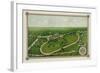 Racecourse at Coney Island Jockey Club-null-Framed Art Print