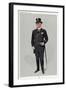 Racegoer Jardine 1908-Leslie Ward-Framed Art Print