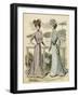 Racegoers Fashions 1899-null-Framed Art Print