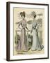 Racegoers Fashions 1899-null-Framed Art Print