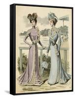 Racegoers Fashions 1899-null-Framed Stretched Canvas
