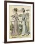 Racegoers Fashions 1899-null-Framed Art Print