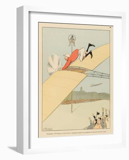 Racegoers Will Find That Airborne Jockeys Will Bring a New Dimension of Excitement to Their Sport-Joaquin Xaudaro-Framed Art Print