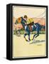 Racehorse Training 1909-A. Rapeno-Framed Stretched Canvas