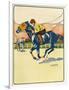 Racehorse Training 1909-A. Rapeno-Framed Art Print