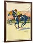 Racehorse Training 1909-A. Rapeno-Framed Art Print