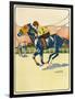 Racehorse Training 1909-A. Rapeno-Framed Art Print