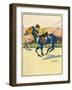 Racehorse Training 1909-A. Rapeno-Framed Art Print