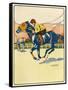 Racehorse Training 1909-A. Rapeno-Framed Stretched Canvas