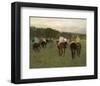 Racehorses at Longchamp, 1871-Edgar Degas-Framed Art Print