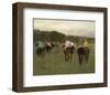 Racehorses at Longchamp, 1871-Edgar Degas-Framed Art Print