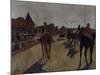 Racehorses at the Grandstand, c.1866-Edgar Degas-Mounted Giclee Print