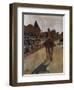 Racehorses at the Grandstand, c.1866-Edgar Degas-Framed Giclee Print