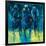 Racehorses - Blue-Neil Helyard-Framed Giclee Print