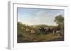 Racehorses Exercising at Goodwood-George Stubbs-Framed Giclee Print