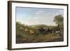 Racehorses Exercising at Goodwood-George Stubbs-Framed Giclee Print