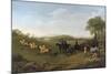 Racehorses Exercising at Goodwood-George Stubbs-Mounted Giclee Print