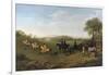 Racehorses Exercising at Goodwood-George Stubbs-Framed Giclee Print