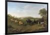 Racehorses Exercising at Goodwood-George Stubbs-Framed Giclee Print