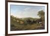 Racehorses Exercising at Goodwood-George Stubbs-Framed Giclee Print