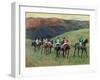 Racehorses in a Landscape, 1894-Edgar Degas-Framed Giclee Print