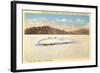 Racer, Bonneville Salt Flats, Utah-null-Framed Art Print