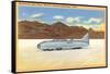 Racer, Bonneville Salt Flats, Utah-null-Framed Stretched Canvas
