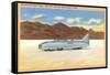 Racer, Bonneville Salt Flats, Utah-null-Framed Stretched Canvas