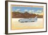 Racer, Bonneville Salt Flats, Utah-null-Framed Art Print