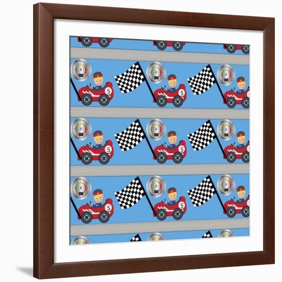 Racer-Asmaa’ Murad-Framed Giclee Print