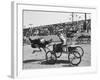 Racers During the Ostrich Racing, Grange County Fair-Loomis Dean-Framed Photographic Print