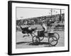 Racers During the Ostrich Racing, Grange County Fair-Loomis Dean-Framed Photographic Print