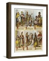 Races of the World-null-Framed Giclee Print