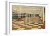 Racetrack Clubhouse Interior-null-Framed Art Print