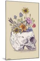 Rachel Caldwell - Flower Skull-null-Mounted Poster