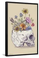 Rachel Caldwell - Flower Skull-Trends International-Framed Poster