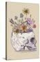 Rachel Caldwell - Flower Skull-Trends International-Stretched Canvas