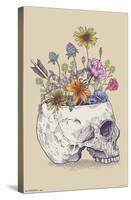 Rachel Caldwell - Flower Skull-Trends International-Stretched Canvas