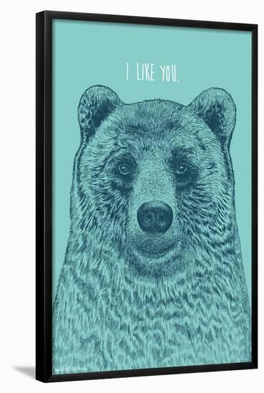 Rachel Caldwell - I Like You Bear-Trends International-Framed Poster