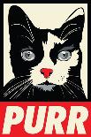 Purr Propaganda-Rachel Caldwell-Framed Art Print