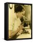 Rachel Carson, American Marine Biologist-Science Source-Framed Stretched Canvas