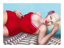 The Bather in Red-Rachel Deacon-Giclee Print