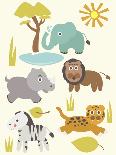 Safari Zoo-Rachel Gresham-Giclee Print