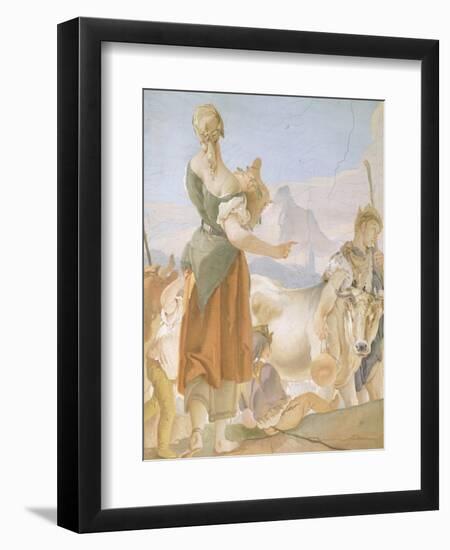 Rachel Hiding Idols-Giambattista Tiepolo-Framed Giclee Print