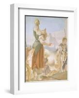 Rachel Hiding Idols-Giambattista Tiepolo-Framed Giclee Print
