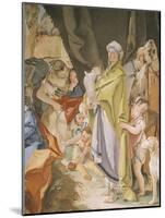 Rachel Hiding Idols-Giambattista Tiepolo-Mounted Giclee Print