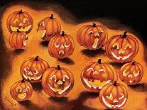 Pumpkin Smiles - Jack & Jill-Rachel Owings-Framed Stretched Canvas